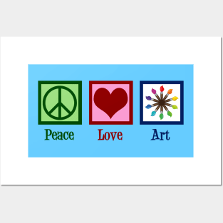 Peace Love Art Posters and Art